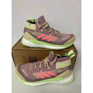 -780 Adidas Terrex, Purple/Yellow, Womens Trail Running Shoes-US 8.5 Womens